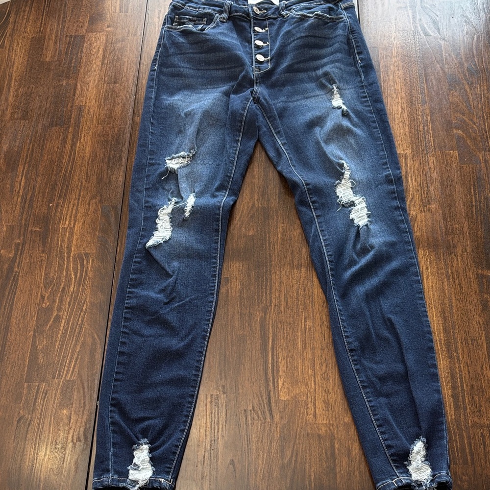 KanCan Dark Blue Denim Jeans